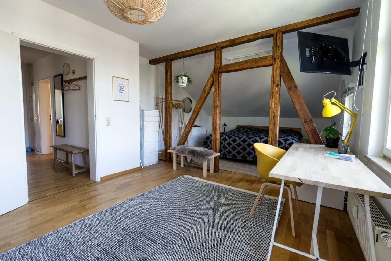Stilvolles Zentrumsnahes Wohlfuehl-Appartment Leipzig Bagian luar foto