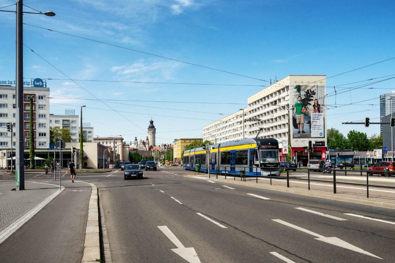 Stilvolles Zentrumsnahes Wohlfuehl-Appartment Leipzig Bagian luar foto